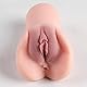 635g 2in1 Realistische TPE-Sexpuppe für Männer, Doppelte Stimulation mit Vagina & Anus, Weiche Pocket Pussy mit 3D-Textur Erwachsenenspielzeug, Male sex toy für Männer