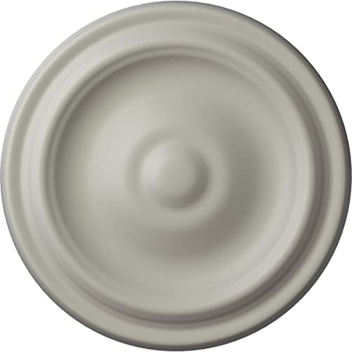 Image of 9 5 /8 inchOD x 1 1 /8 inchP Maria Ceiling Medallion (Fits Canopies up to 1 3 /4 inch), Pot of Cream