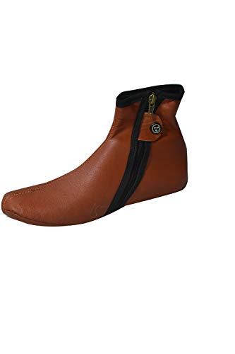 Image of Azad Genuine Leather White Socks