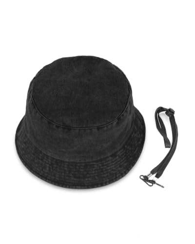 Image of Zylioo XL XXL Bucket Hat for Big Heads, Washed Cotton Sun Hat | Roomy L-XXL Fit With Washed Cotton Comfort, Easy To Fold For Fishing, Beach, Hiking, Travel, And Summer Wear