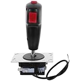 Manette de jeu joystick - profitez d'une expérience de jeu réaliste grâce aux vibrations et microcircuit imprimé, joystick
