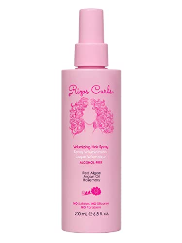 Rizos Curls New Alcohol-Free Volumizing Hair Spray For Curly Hair, Sulfate-Free, Frizz-Free, With Red Algae, Long-Lasting Flexible Hold Spray, Paraben-Free, Silicone-Free, Vegan And Cruelty-Free #TOP2