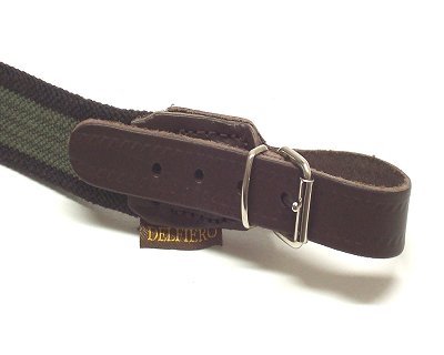 Bretella elastica attacchi cuoio cinghia porta fucile