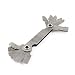 New Lon0167 Foldable Silver Featured Tone 20 Leave reliable efficacy 0.4-6mm Thread Screw Pitch Gauge(id:3c7 d3 9d bc7)