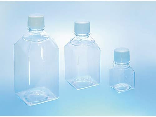 952700, PET Media Bottle with Cap, 1L, Sterile, Clear, Pack of 24
