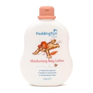 Paddington Moisturising Baby Lotion 250ml – Suitable for Newborn+ – Paediatrician Approved – Suitable for Sensitive Skin – Dematologically Tested – Made in UK – 97% Naturally Derived Ingredients