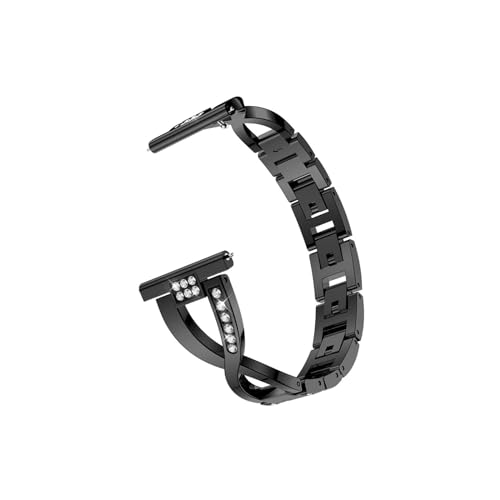 [PLYYQZM] ɍ Gar min Vivoactive 4 4S/Venu 3 3S/2 2S/Plus/SQ,18 mm 20 mm 22 mm^ohfB[XuXb ɓK(Black,For Venu 2 3)