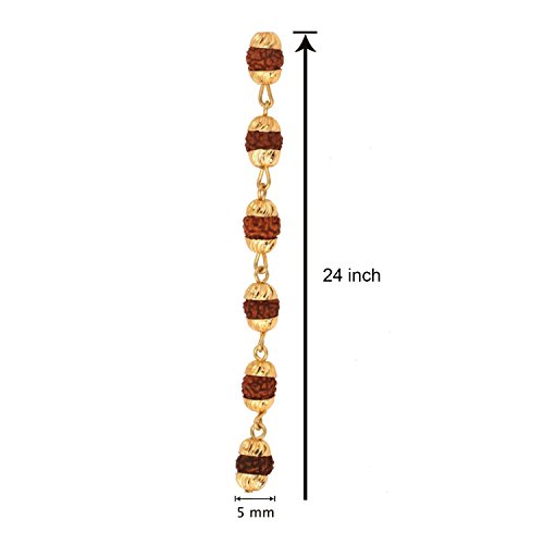 Mahi Rudraksh Mala Long Chain for Men (PACN1100216PR)