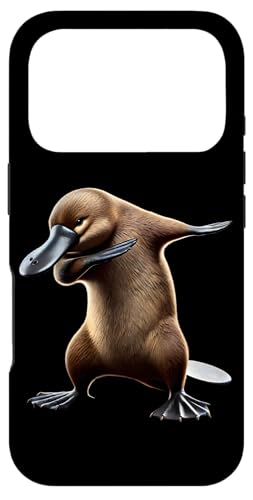 �J���m�n�V�̃��`�[�t�������D�ƃA�[�g�J���m�n�V�̂����� Funny Dabbing Platypus Dab �X�}�z�P�[�X iPhone 17 Pro �p