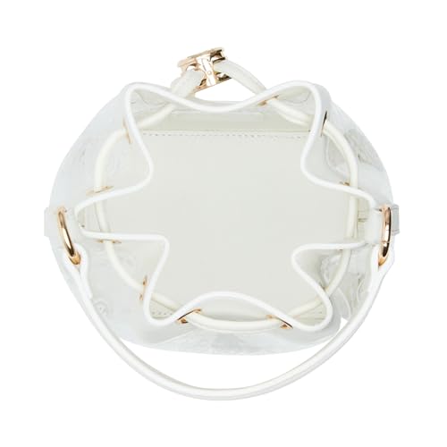 Anne Klein Womens Ak Ring Logo Clear Bucket Crossbody With Card Case3