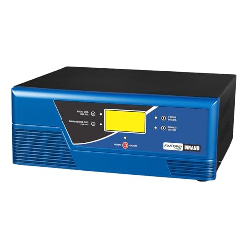 Image of Fujiyama Umang 850VA /12 Solar Inverter | inbuilt PWM Solar Charge Controller | Pure Sine Wave | 36-Month Warranty | Hybrid, Smart Mode, LCD Display | for Home, Office & Shop (Umang 1100)