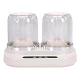 Fockety Portable Washing Machine, Twin Tub Cordless 1800mAh 3 Speed Settings Washer with Removable Two Tanks, Rainage Pump Hose USB Rechargeable Laundry Machine for RVs Dorms