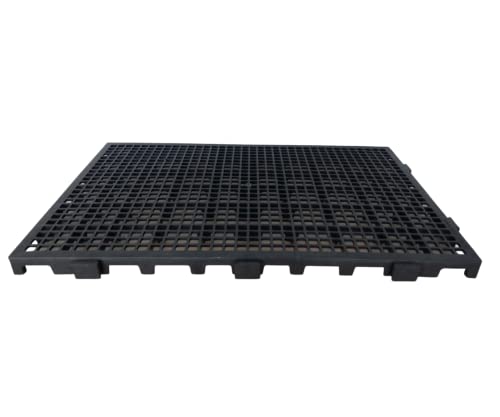 Marwell Industrial 20 Pisos Plástico Preto Estrado Pallet 50x25cm