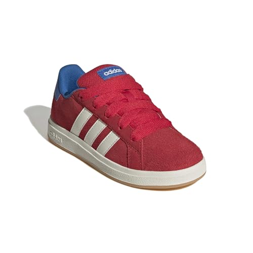 adidas Unisex Kinder Grand Court 00s Shoes Kids, Pure Ruby/core White/Bright royal, 38 EU