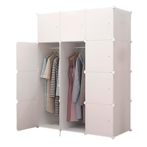 Lista de Roperos de plastico - los más vendidos. 42 K PRACTIKSA | Ropero Closet Barras Colgar Ropa Armario Armable - Color Blanco