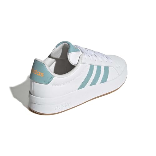 adidas Unisex Kinder Grand Court 3.0 Junior Shoes, FTWR White/Mint ton/Lucid Tangerine, 37 1/3 EU – Ansicht 6