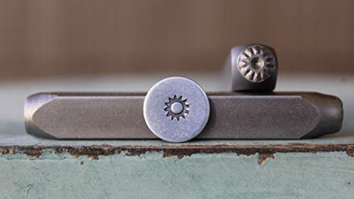 5mm Sun with Dark Rays Metal Punch Design Stamp - Supply Guy - CH-435