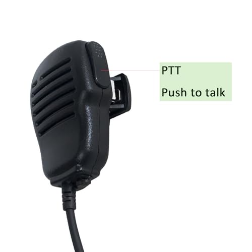 Image of Speaker Mic Handheld Microphone Compatible with Baofeng Kenwood UV-5R BF-888S BF-F8HP BF-F9 TK-3140 TK-3400 TK-3402 Walkie Talkie Two Way Radio 2Pack