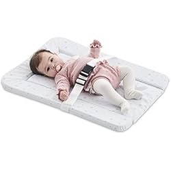 Tunear Cambiador Sniglar COOL · DREAMS - Cambiador bebe impermeable con sistema anticaídas SafeLock (50x70). Válido para cómoda Hemnes, Malm y cambiador Sniglar (Nebula gris)