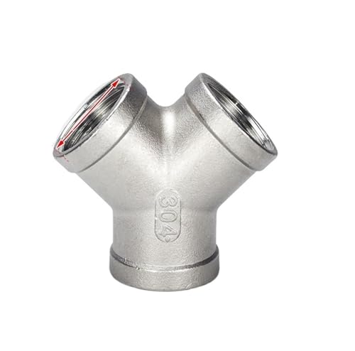 Joint de tuyau acier inoxydable 304 raccord T fileté femelle G1 type Y