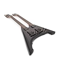The Harlem V Double Neck Guitar combains a conventional six-string with a twelve-string neck, paying tribute to the iconic twin neck style made famous by Jimmy Page. With a solid basswood body and bolt-on maple necks, it offers classic looks and soun...