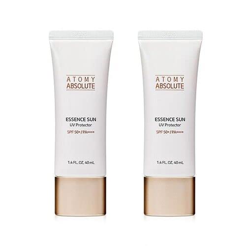Protetor solar facial Atomy Absolute Essence Sunscreen, pacote com 2