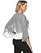 Aibrou Mujer Ruffle Manga Chiffon Bolero Shrug Frente Abrir Bolero Cardigan Camiseta...