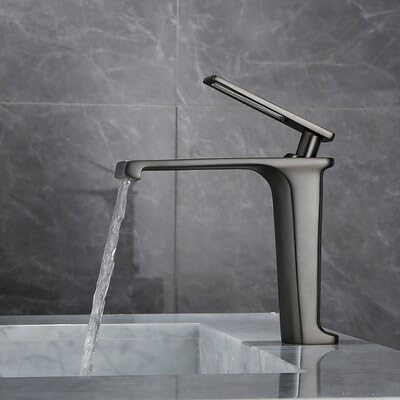 Robinet de lavabo de salle de bains or mitigeur évier grue