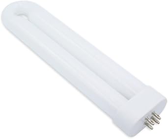 lumenivo 15 Watt Black Flag Bug Zapper Bulb Replacement for BK-15D Bug Zapper Ultraviolet Replacement BF 35 Bulb with G10Q-4 4 Pin Square Base for Mosquito Killing Lamp Outdoor - 1 Pack