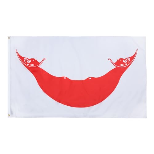 Image of AZ FLAG - Easter Island Flag - 3x5 Ft - 100D Polyester Rapa Nui - Chile Banner with Two Metal Grommets - Fade Resistant - Vivid Colors - 3' x 5' Feet - 150x90 Cm