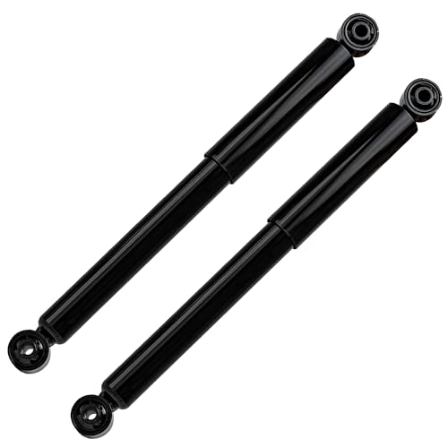Image of Detroit Axle - Rear 2pc Shock Absorbers for 96-99 Nissan Pathfinder INFINITI QX4, 2 Shock Absorbers Assembly 1996 1997 1998 1999 Replacement