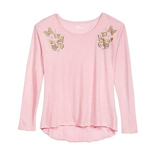 Epic Threads Big Girls Butterfly T-Shirt Pink Size Medium
