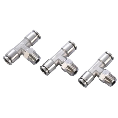 Conector de aire PL codo 1/4 para solucionar problemas de espacio en tubos neumáticos 4