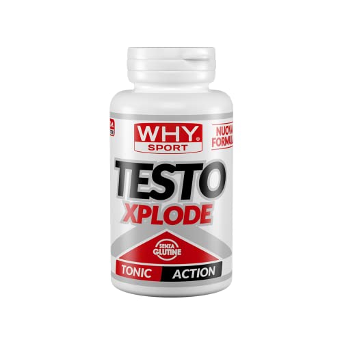 WHY SPORT TESTO XPLODE - Pre Workout - Integratore Alimentare Con Ashwagandha - 90 Compresse