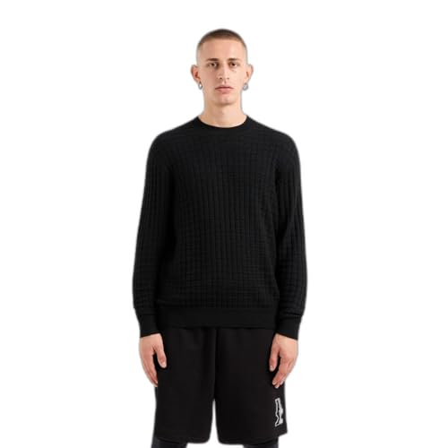 Armani ExchangeArmani Exchange Wool Textured Sweater Black MD