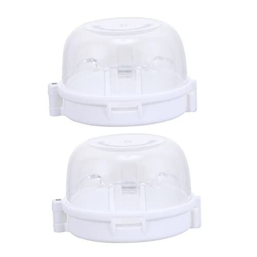 IWOWHERO 2pcs Stove Knob Covers Child Safety Oven Stove Guard Lock High Transparency