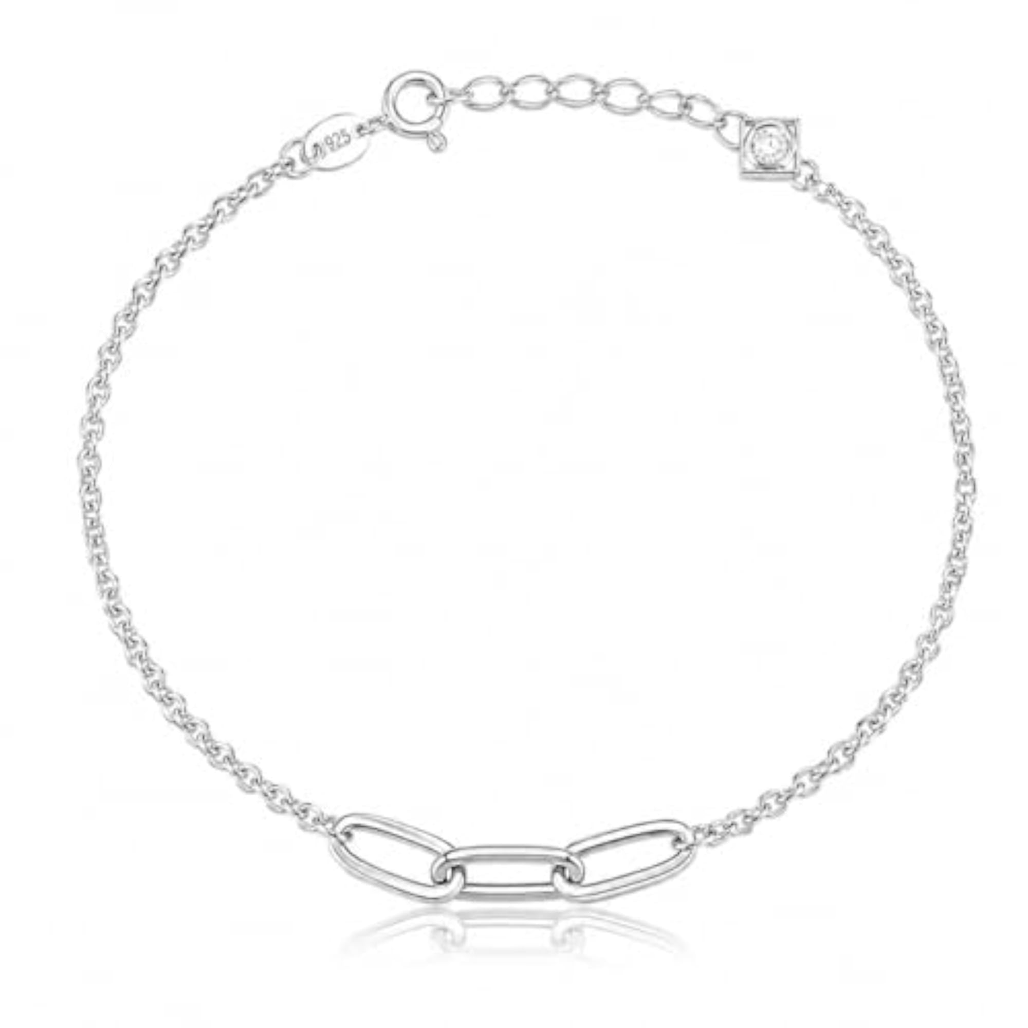 Women's Sterling Silver 925 Minimalist Friendship Bracelet