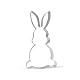 Keewah Ausstechform Osterhase