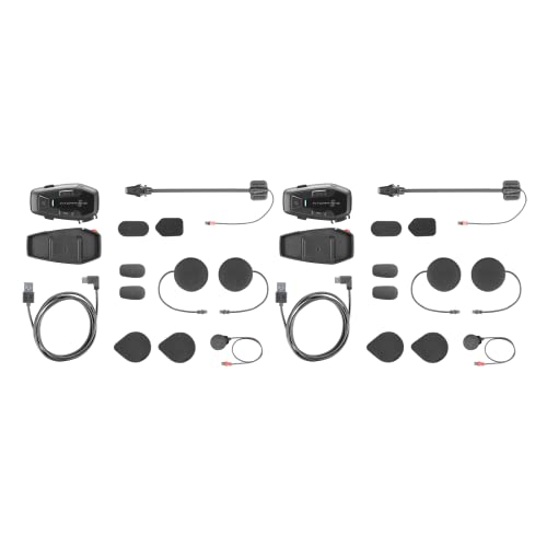 Intercomunicador de moto Interphone UCOM7R doble extraíble con Bluetooth 5.2 y audio de 32 mm 7