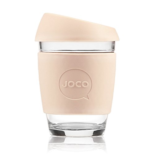 JOCO Glass Reusable 12oz Coffee Cup (Sandstone)