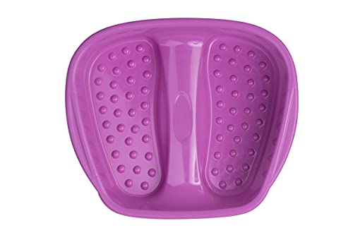 DOMPEL Cuenca de Pedicura de Polipropileno para Pies - Peluquería/Barbería/Perfumería/Cosméticos/Salón - MADE IN BRASIL - Rosa Cover