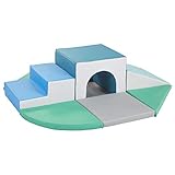 ECR4Kids SoftZone Lincoln Tunnel Foam Climber - Indoor Active Play Structure for Toddlers and Kids -...
