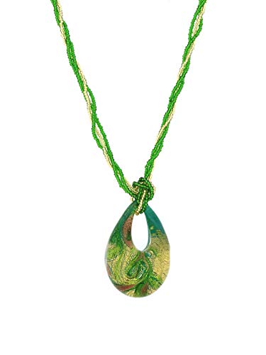Collier Venetiaurum en véritable verre de Murano fait main et argent 925