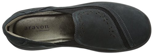 Aravon Women's Revsolace Flat,Black,7 B Us #TOP4