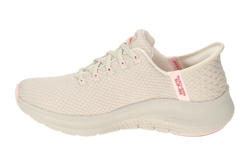 Image of Skechers Arch Fit 2.0- G Women's Engineered Knit Upper Vgn Wear Trainers (Beige, US 10)