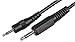 Pro Signal - 3.5mm Mono Jack Plug to 2.5mm Mono Jack Plug Lead, 1.5m Black