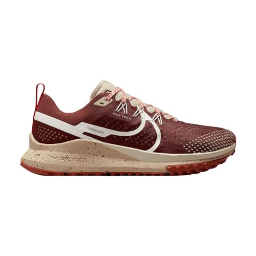 Nike Women Mesh Running Shoes, DARK PONY/SAIL-PICANTE RED-EARTH, 8 US