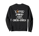 Coffee Dog and Cross-Stitch Stitcher