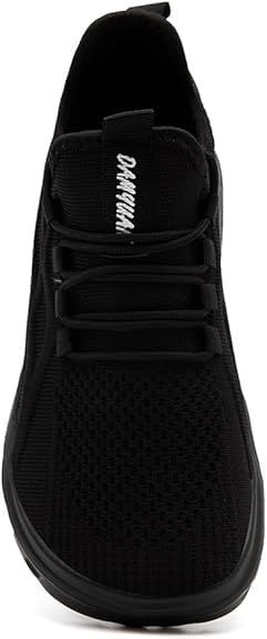 Image of Womens Tennis Shoes Sneakers Walking Running Gym Athletic Slip On Shoes Casual Workout Shoes for Women Lightweight Comfortable Breathable Black US Size 6