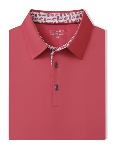 Men's Polo Shirts Short Sleeve Casual Solid Stylish Dry Fit Performance Designed Collared Golf Polo Shirts for Men4